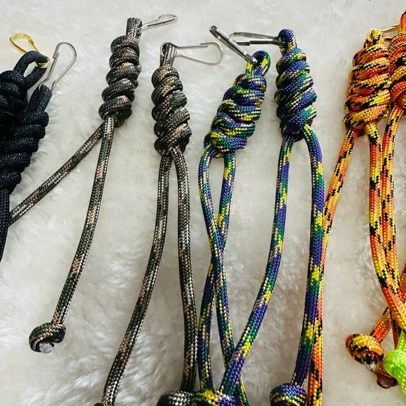 Colorful Paracord Keychains Set - Picture 3 of 4